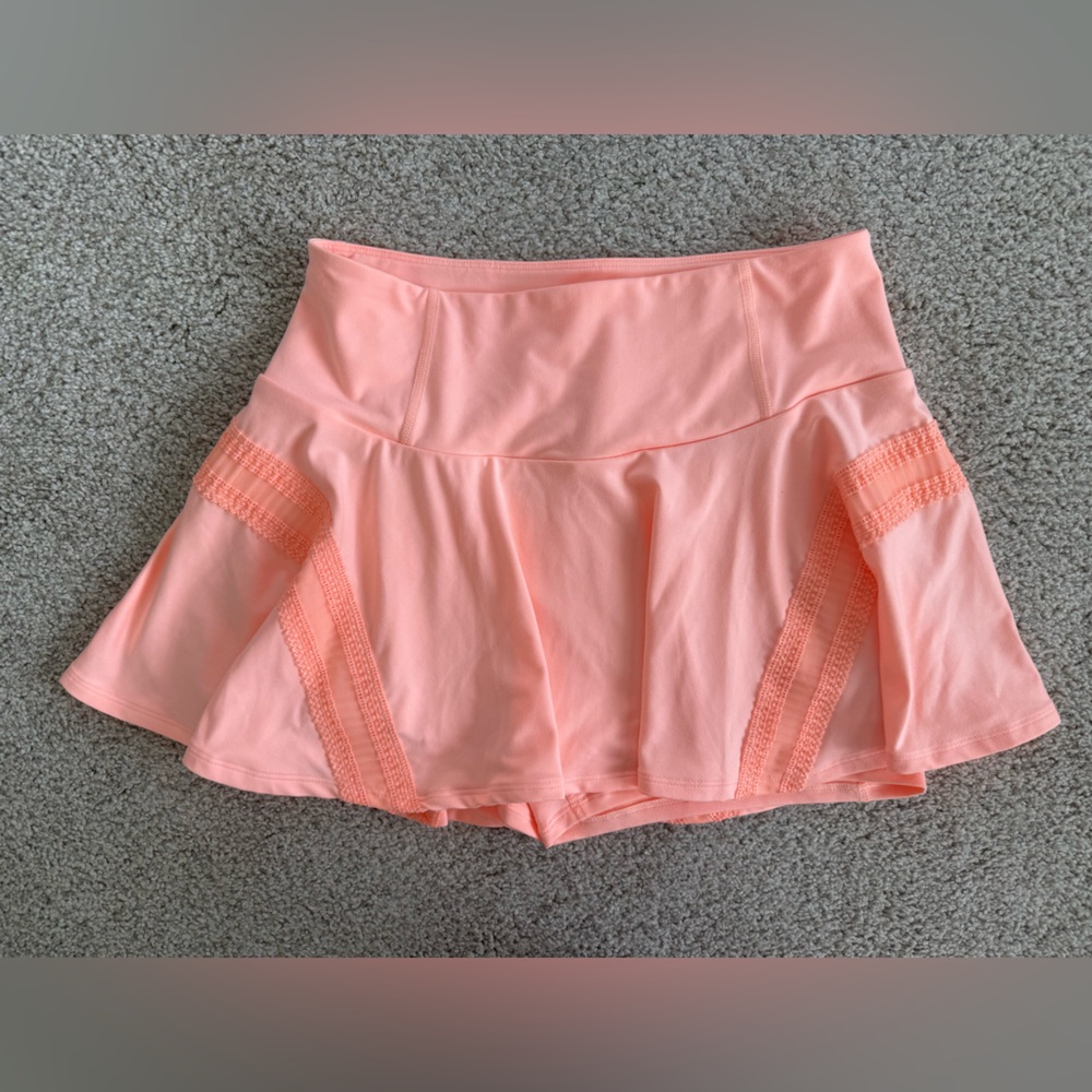 Pleats And Thank You Skort - Free People Movement in Pastel Peach